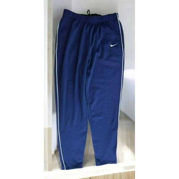 Nike Men's Navy Blue Athletic Track Pants Large - Picture 1 of 6